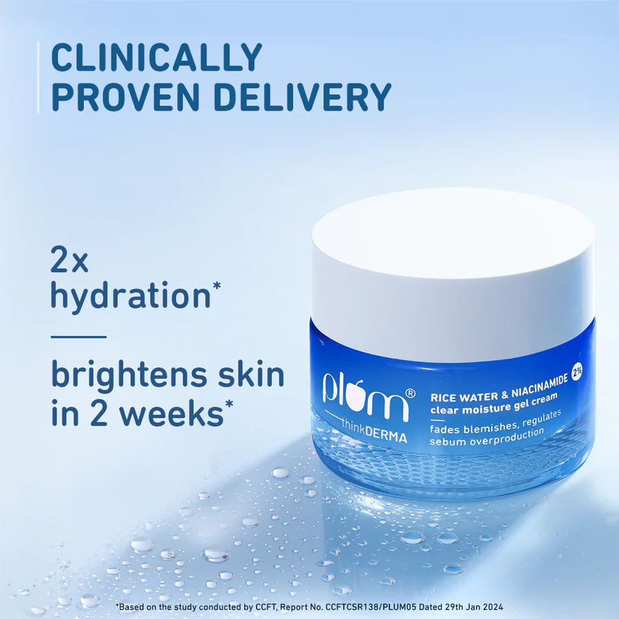 Niacinamide & Rice Water Gel Cream