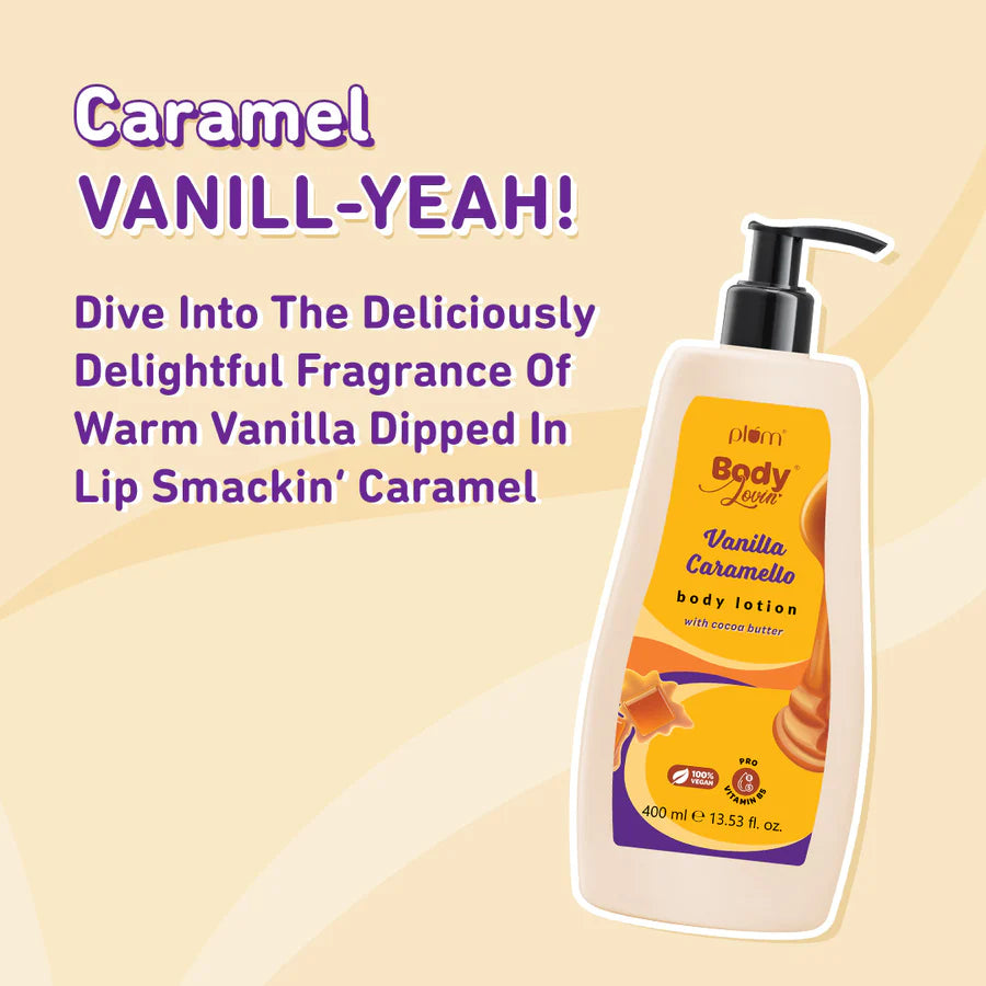 Vanilla Caramello Body Lotion by Plum BodyLovin